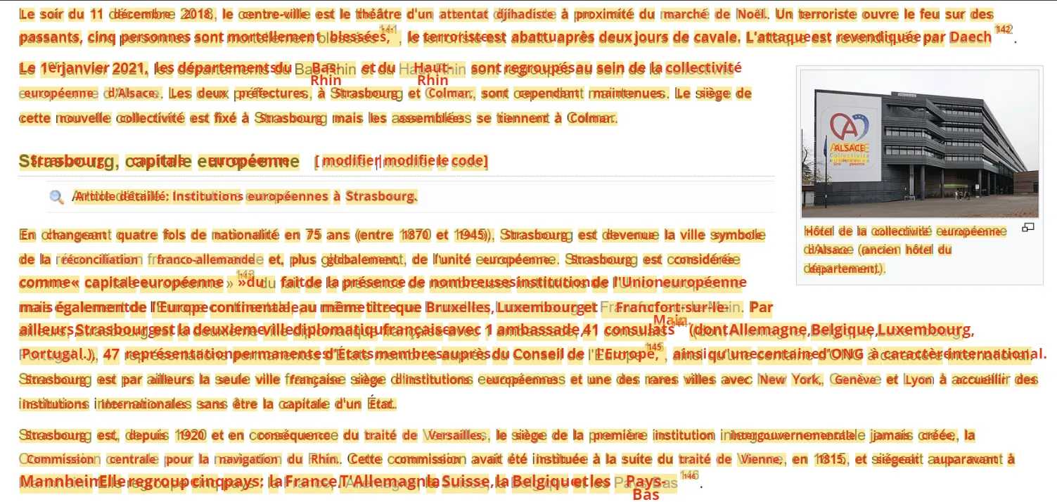 French Text OCR