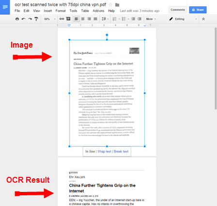 google ocr pdf to text